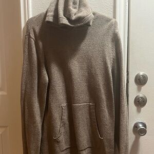 Men's Taupe Old Navy Hooded Sweater